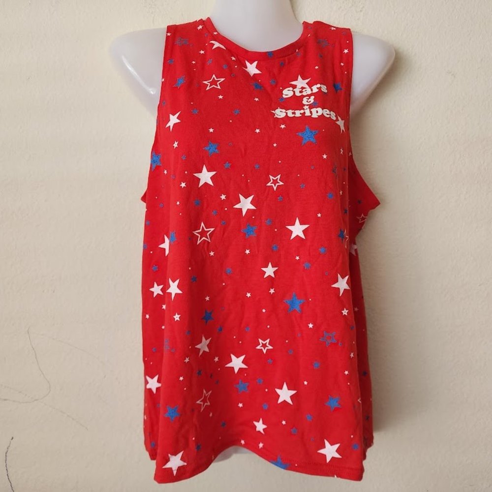 Way To Celebrate! Patriotic Women's Americana Tank Top. Size L(11-13).
